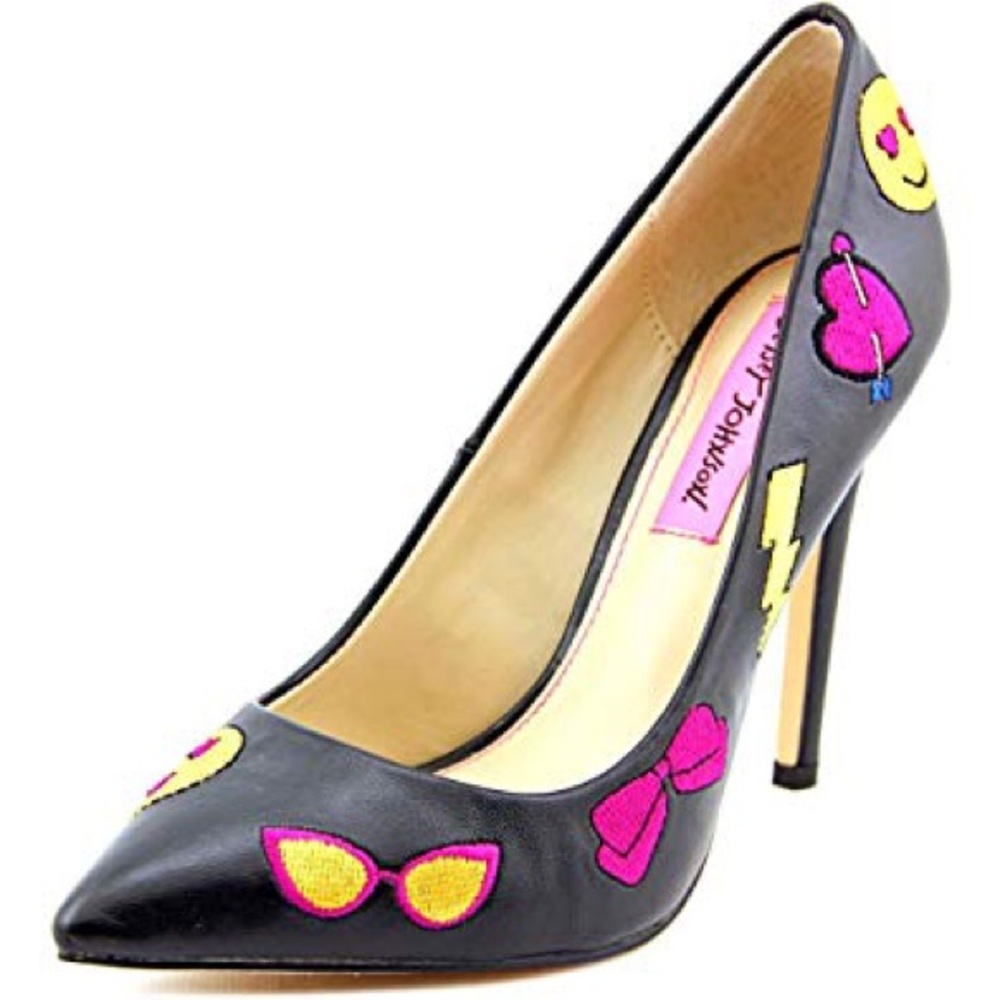 Betsey Johnson Papii Emoji Pumps Heels 11